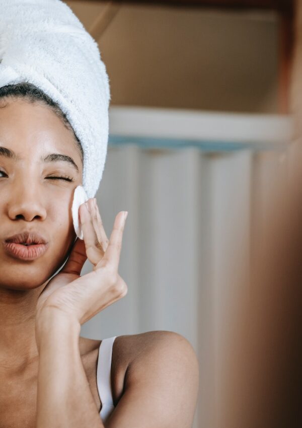 woman using best skincare products for radiant skin